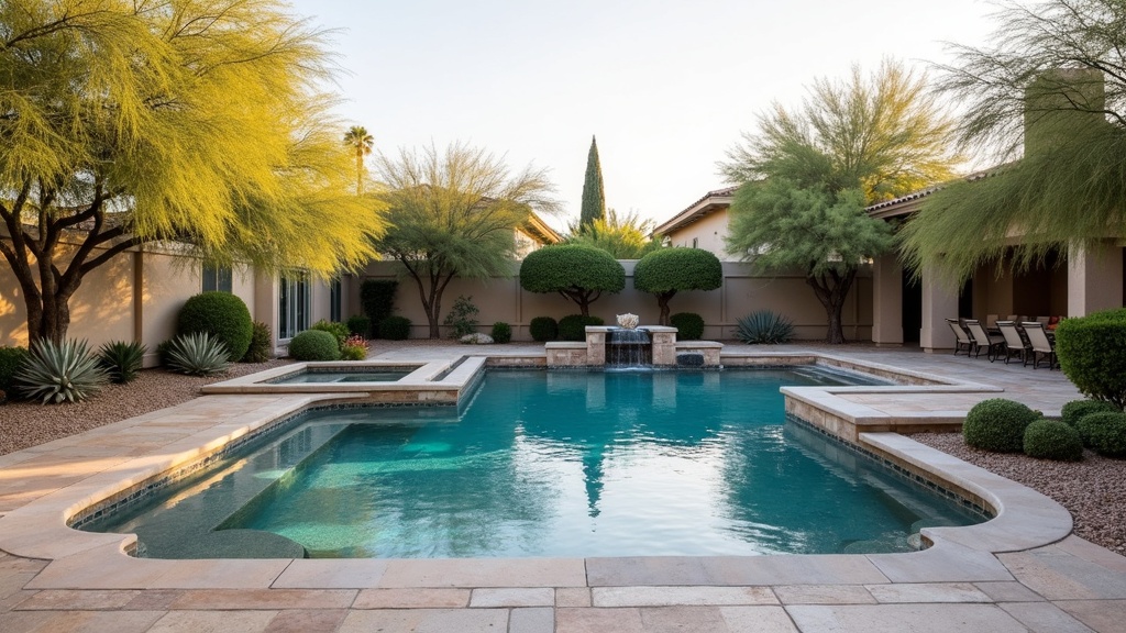 Albuquerque, NM pool and paver deck