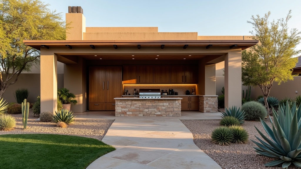 Albuquerque, NM outdoor kitchen and dining