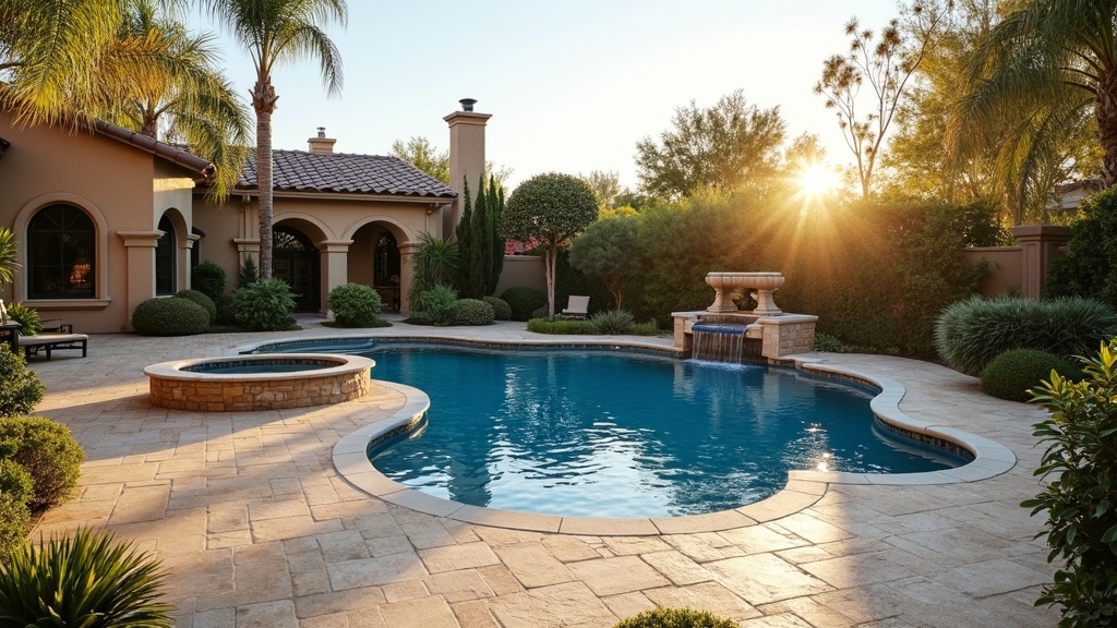 Anaheim, CA pool and paver deck