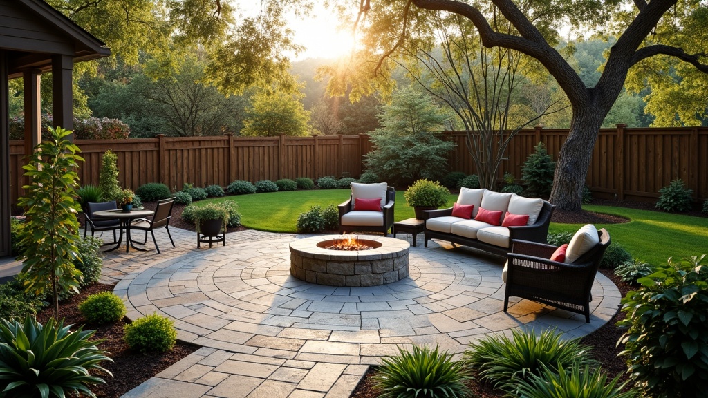 Atlanta, GA paver patio and fire pit