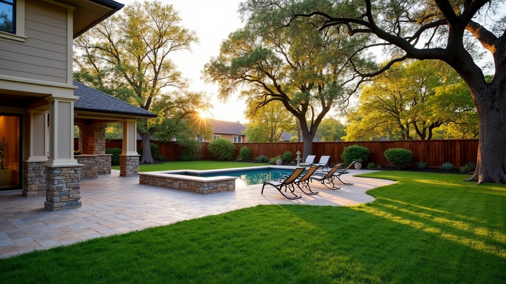 Austin, TX landscape and hardscape outdoor living project