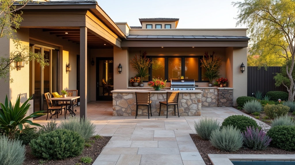 Bakersfield, CA outdoor kitchen and dining