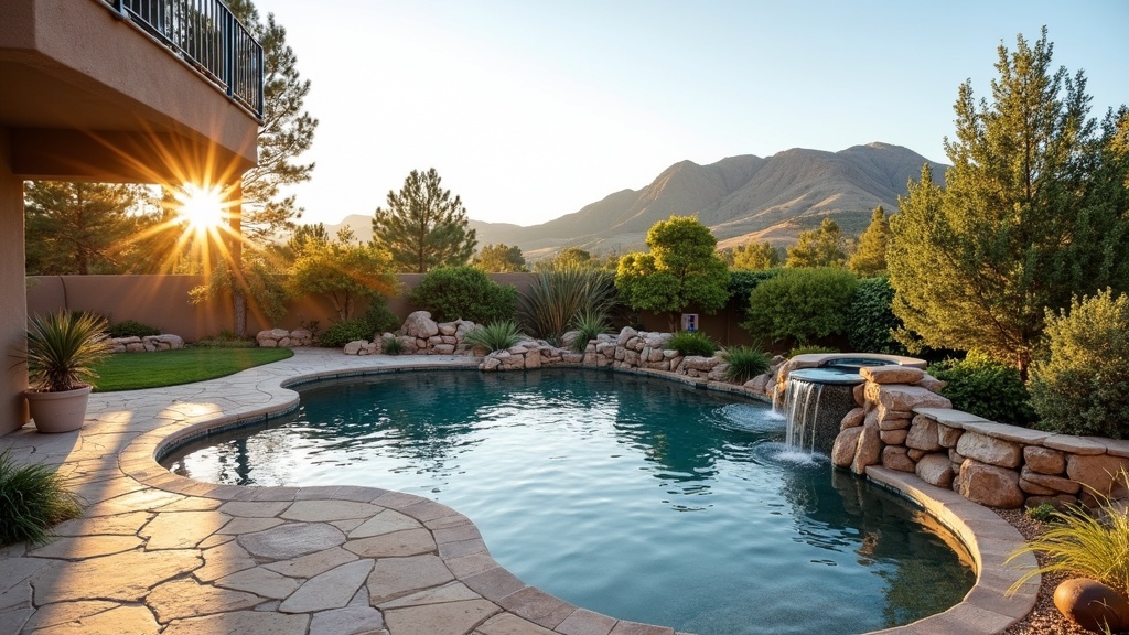 Boise, ID pool and paver deck