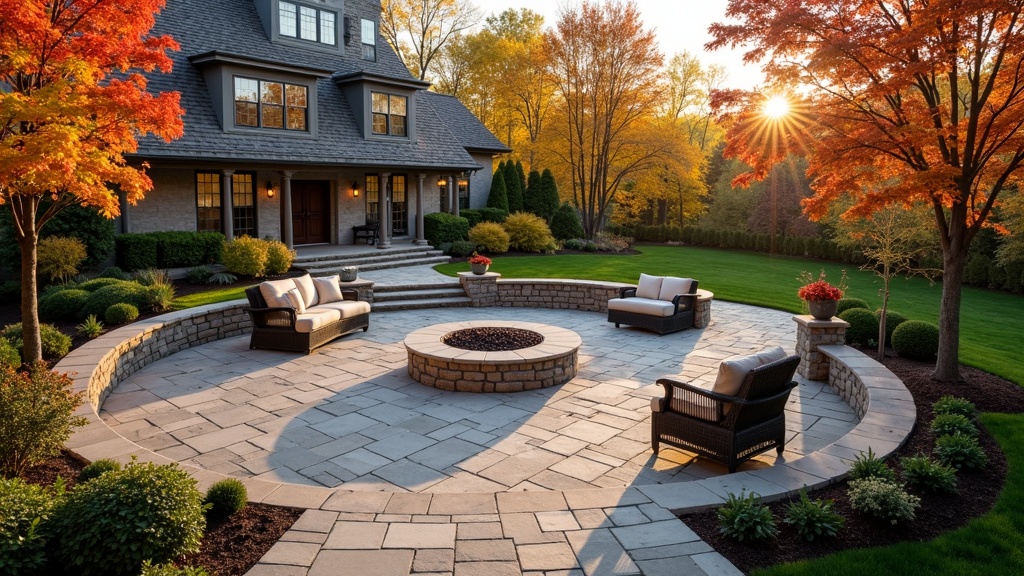 Boston, MA paver patio and fire pit