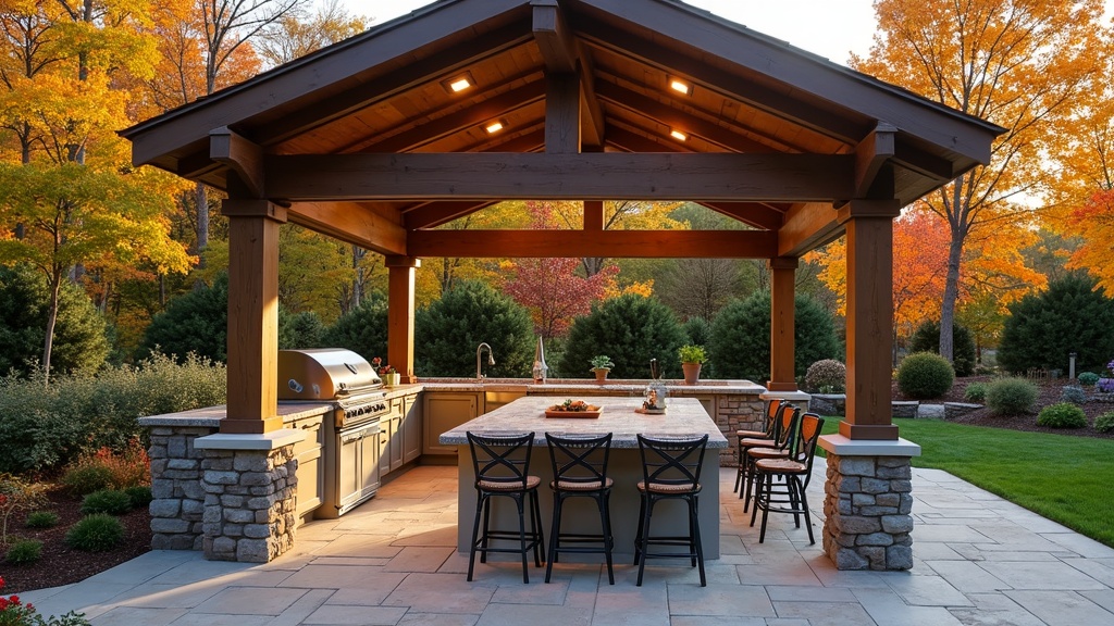 Buffalo, NY outdoor kitchen and dining