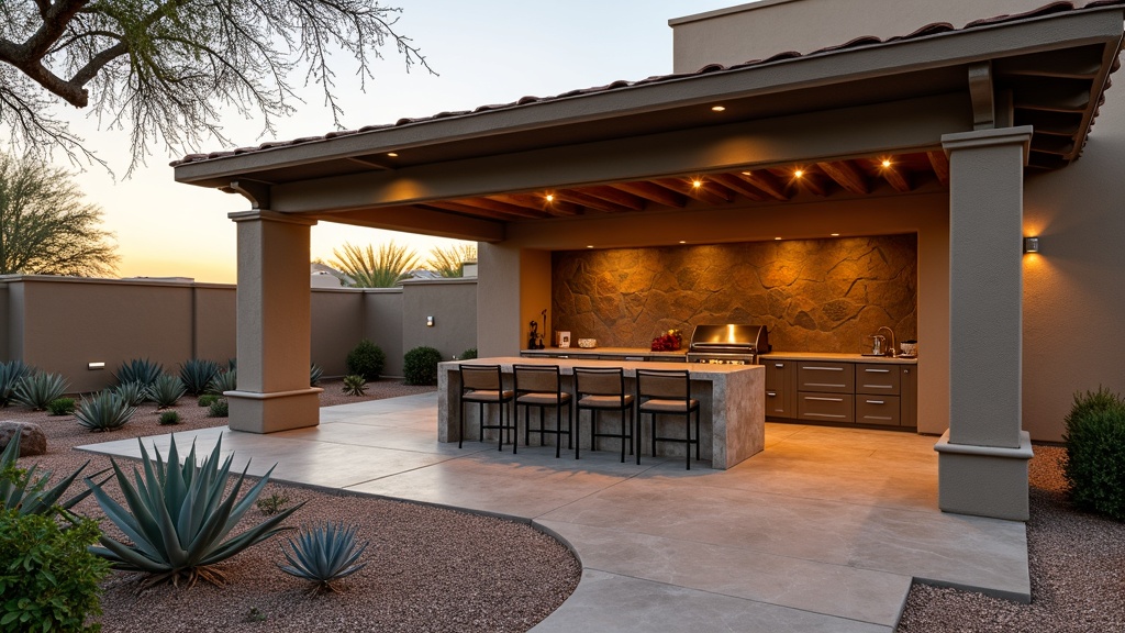 Chandler, AZ outdoor kitchen and dining