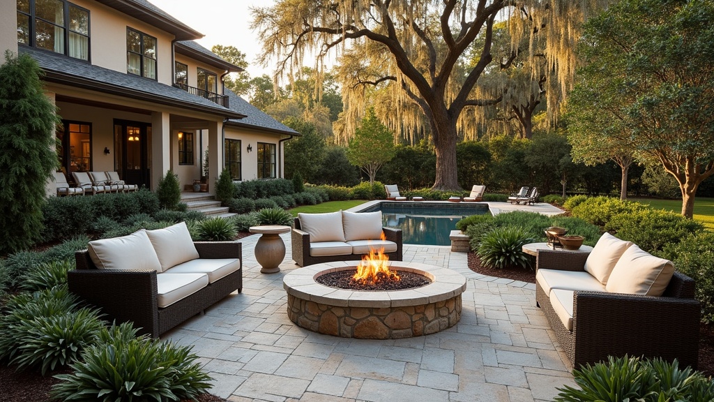 Chesapeake, VA paver patio and fire pit