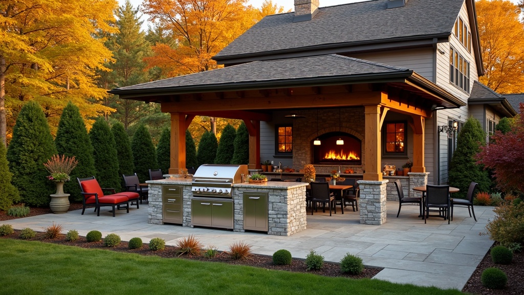 Chicago, IL outdoor kitchen and dining