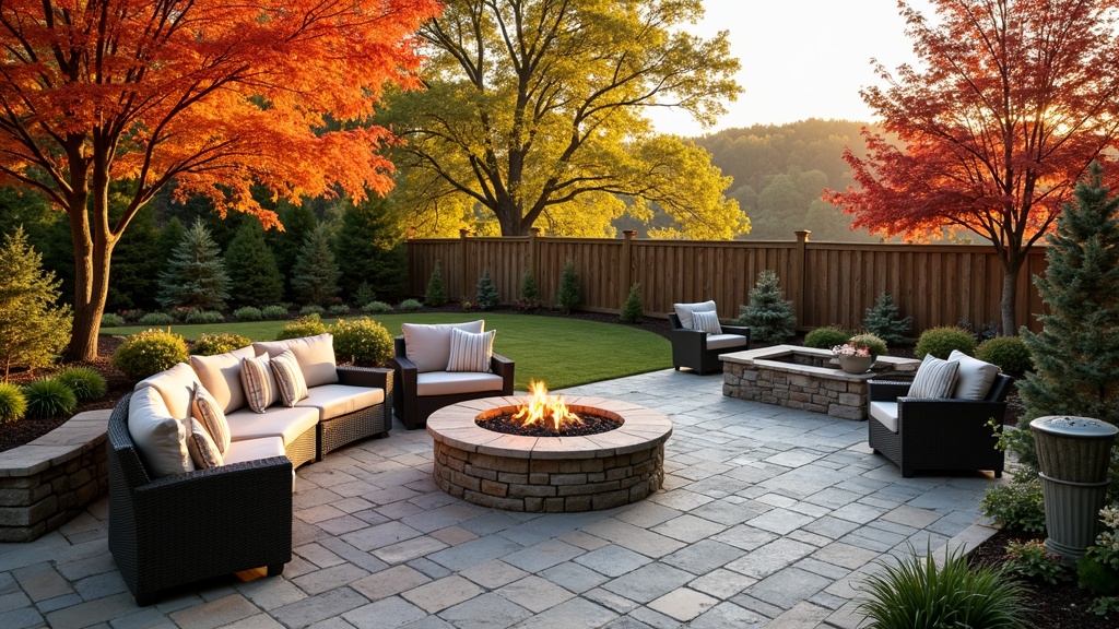 Cincinnati, OH paver patio and fire pit