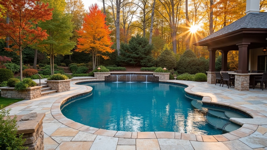 Columbus, OH pool and paver deck