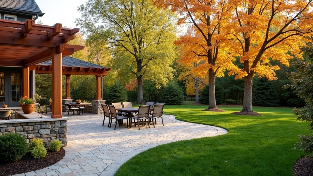 Detroit, MI landscape and hardscape outdoor living project