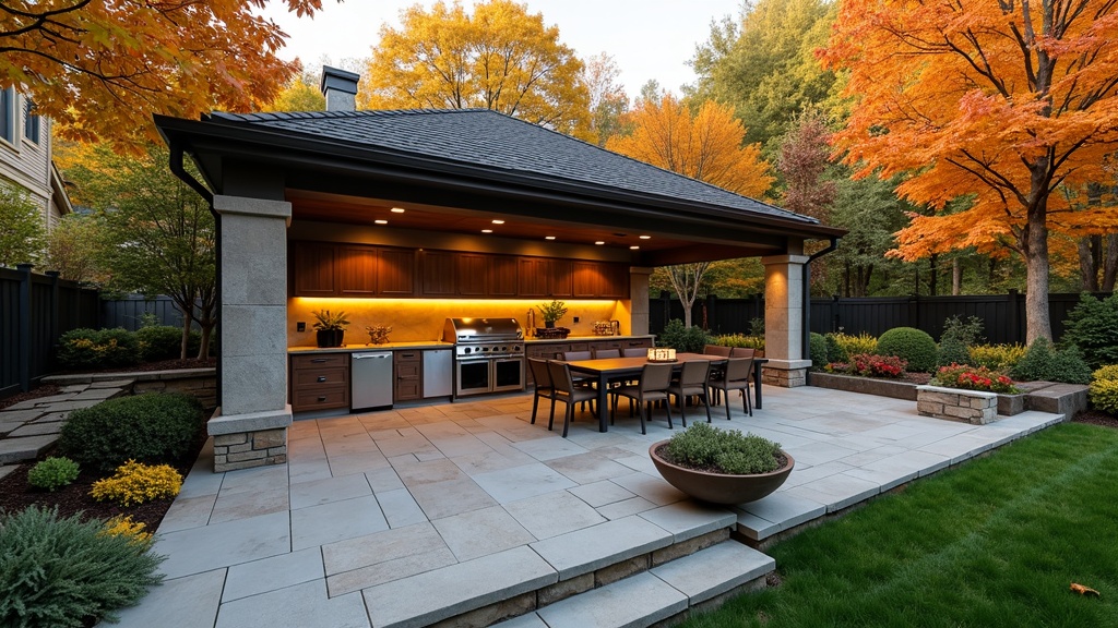 Detroit, MI outdoor kitchen and dining