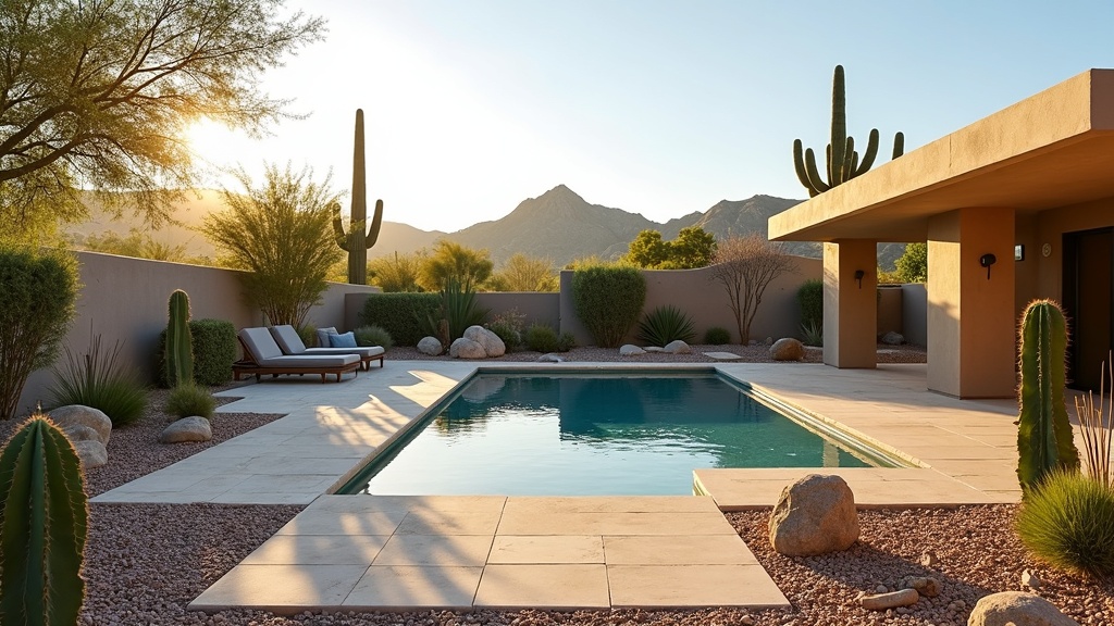 El Paso, TX landscape and hardscape outdoor living project