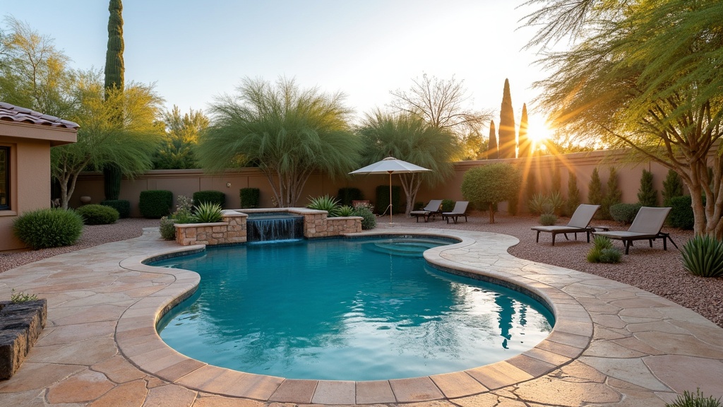 El Paso, TX pool and paver deck