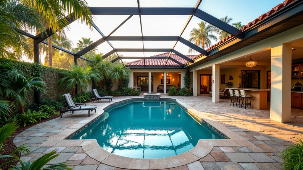 Fort Myers, FL landscape and hardscape outdoor living project