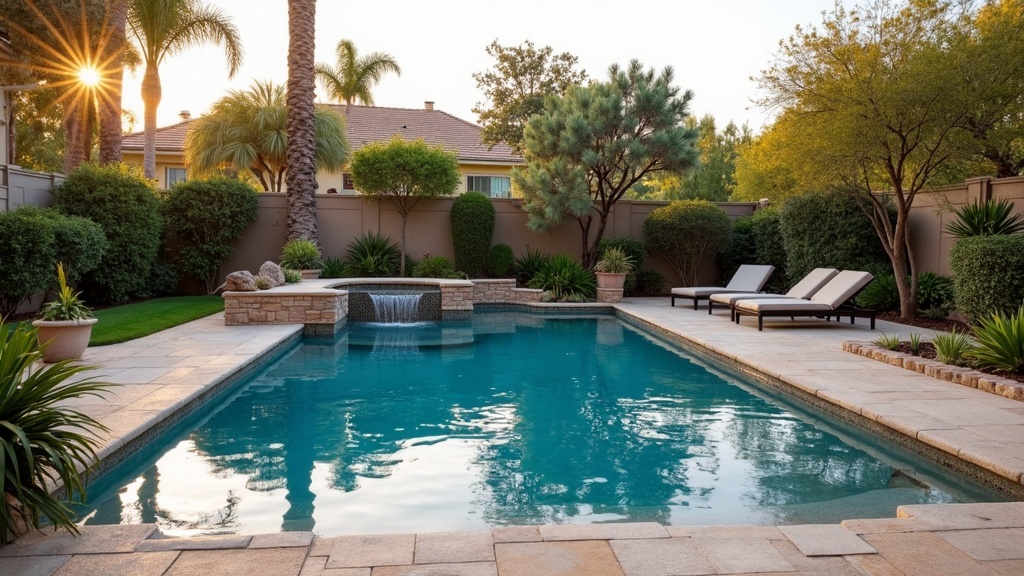 Fresno, CA pool and paver deck