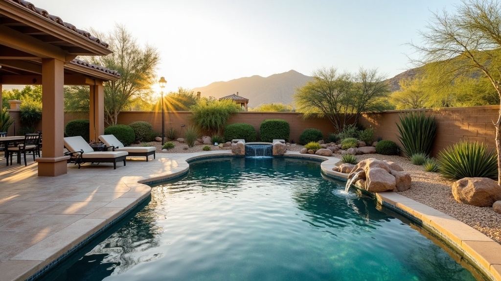 Glendale, AZ pool and paver deck