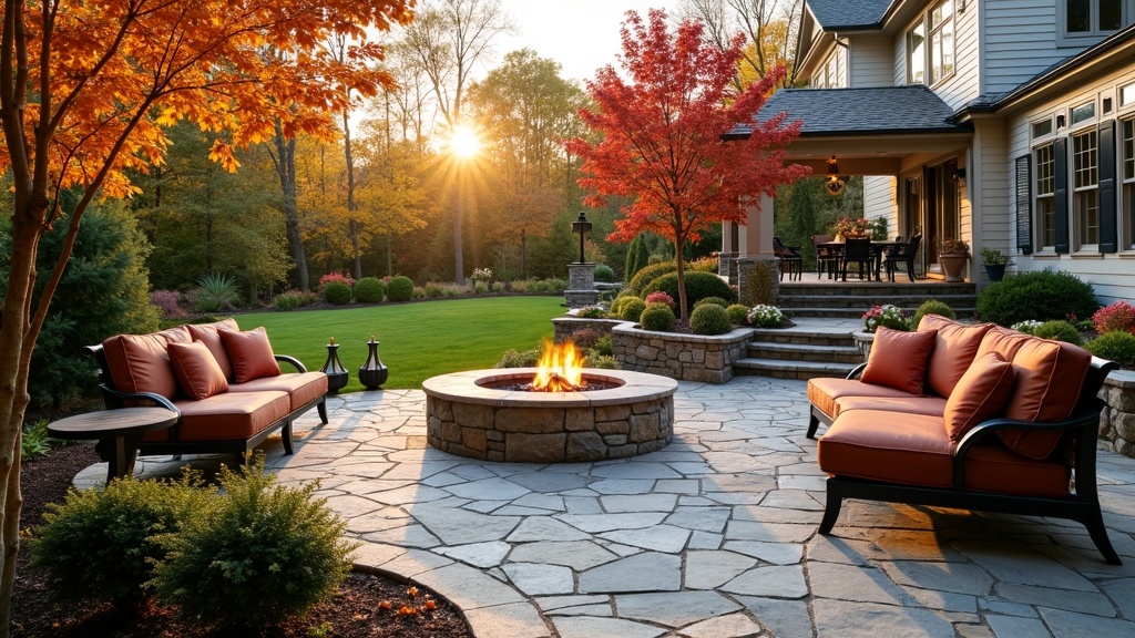 Hartford, CT paver patio and fire pit