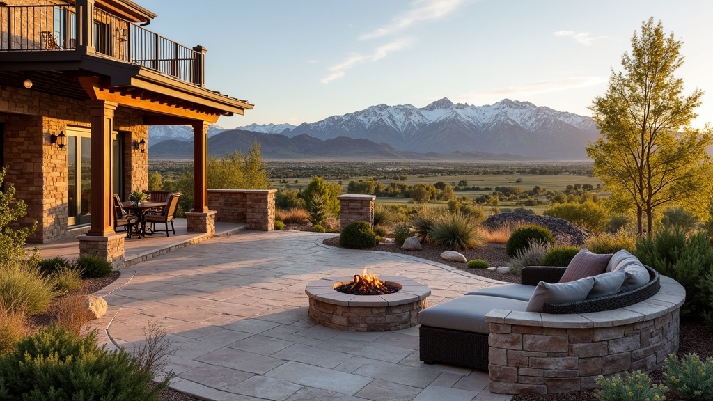 Henderson, NV paver patio and fire pit