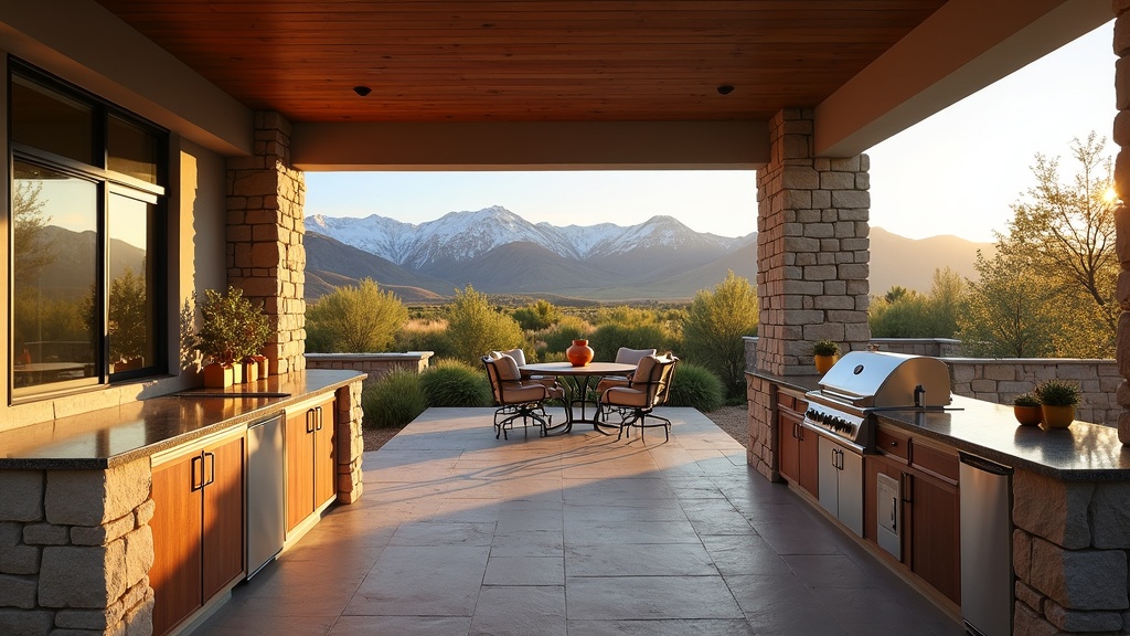 Henderson, NV outdoor kitchen and dining