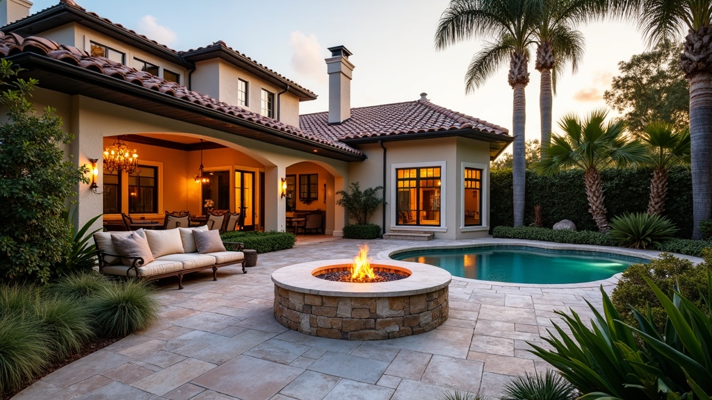 Hialeah, FL paver patio and fire pit
