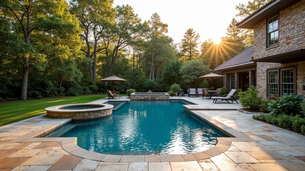 Huntsville, AL pool and paver deck