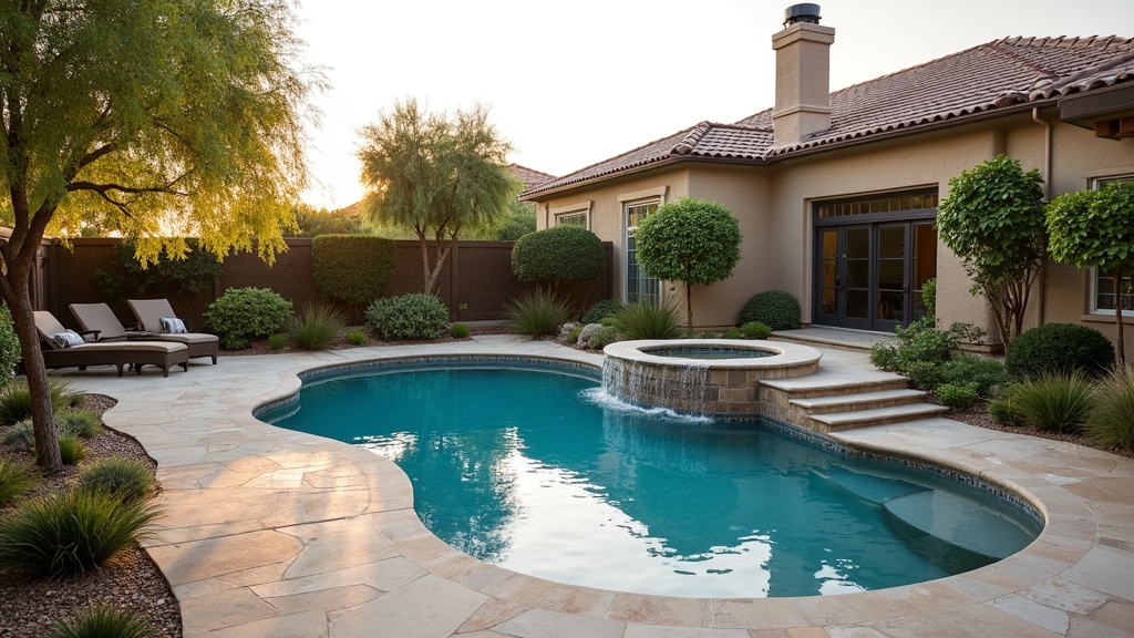 Irvine, CA pool and paver deck