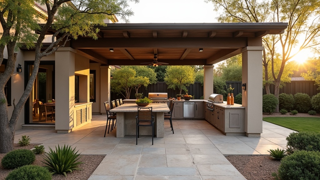 Irvine, CA outdoor kitchen and dining