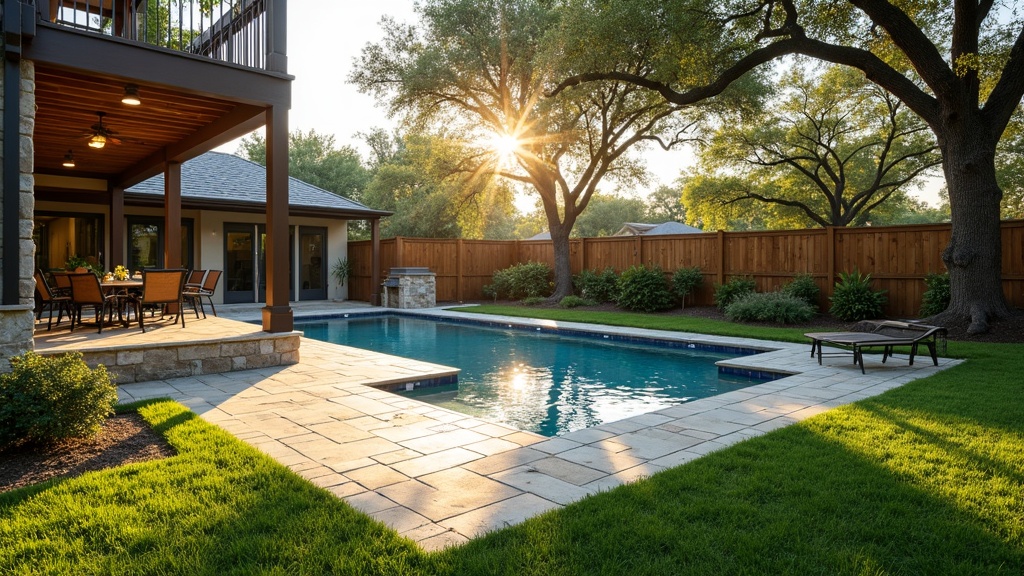 Irving, TX landscape and hardscape outdoor living project