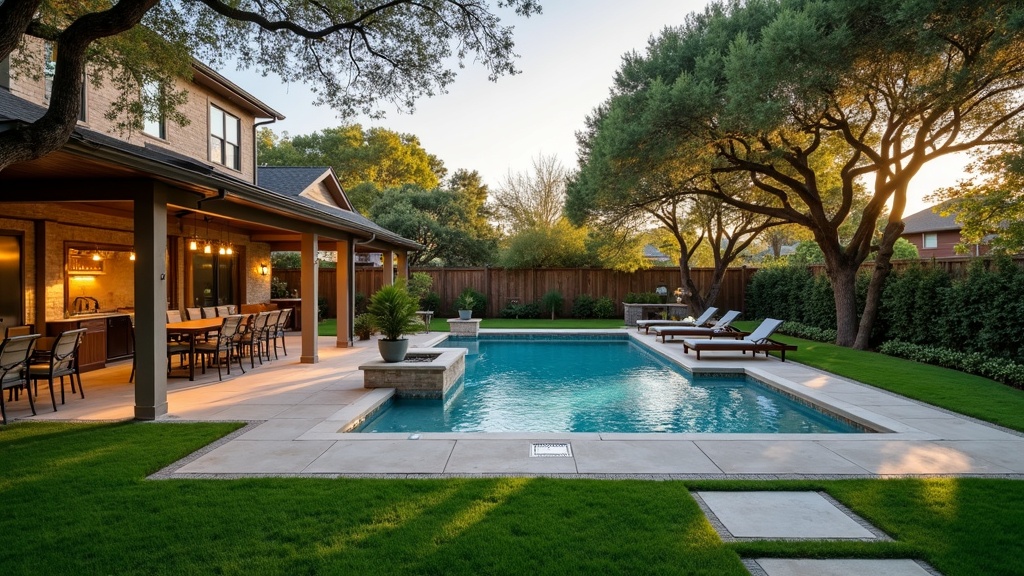 Katy, TX landscape and hardscape outdoor living project
