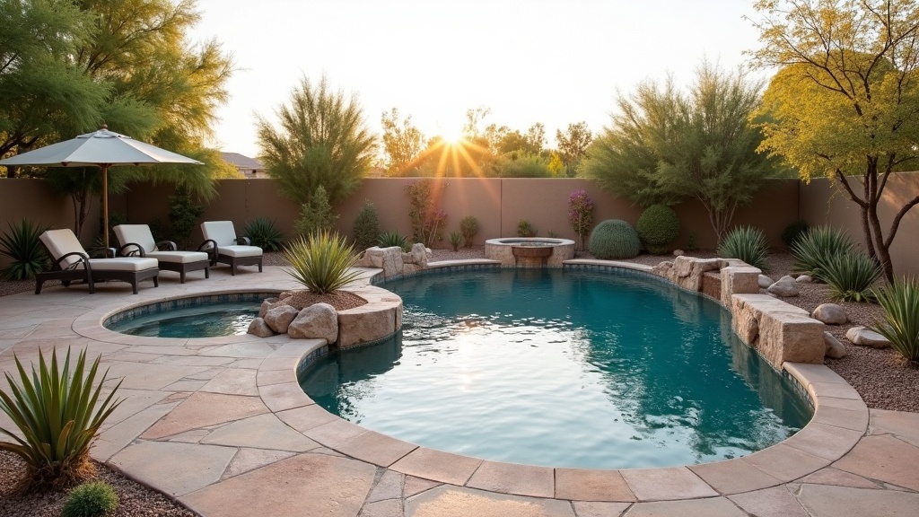 Laredo, TX pool and paver deck