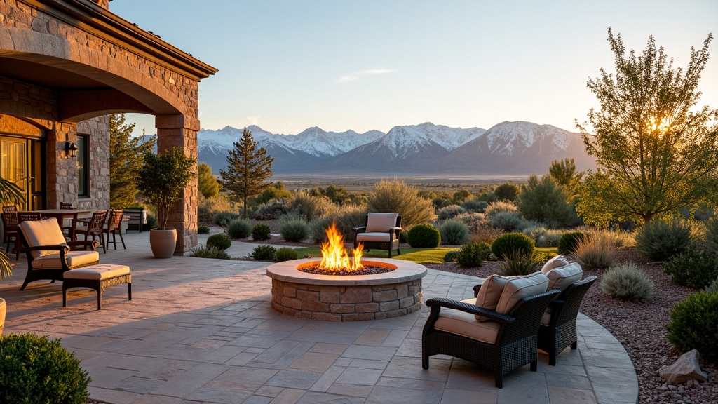 Las Vegas, NV paver patio and fire pit