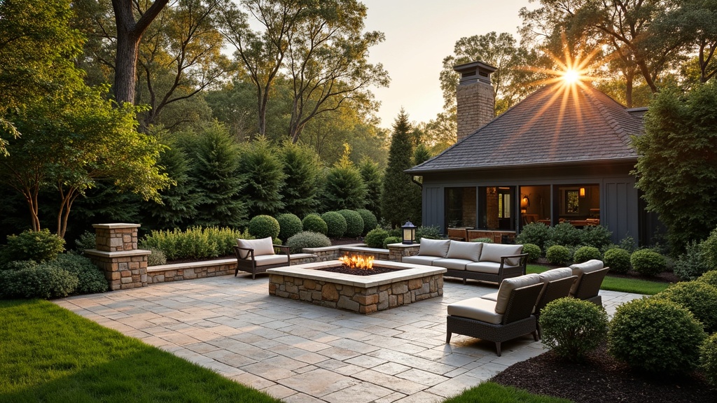 Lexington, KY paver patio and fire pit