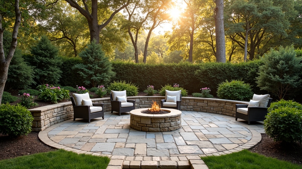 Little Rock, AR paver patio and fire pit