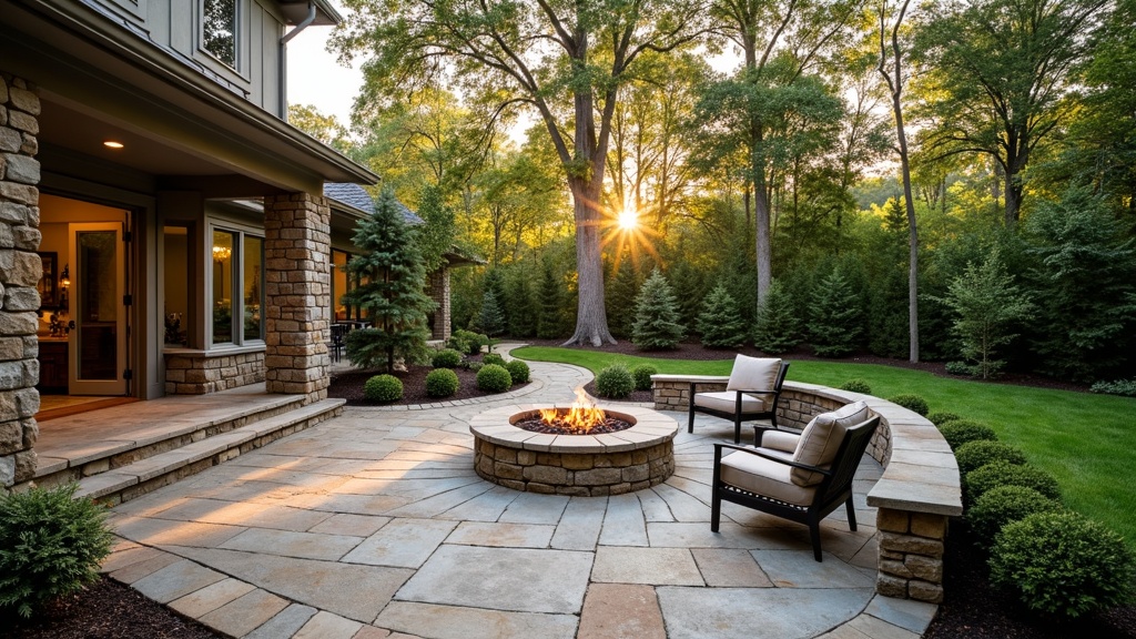 Louisville, KY paver patio and fire pit