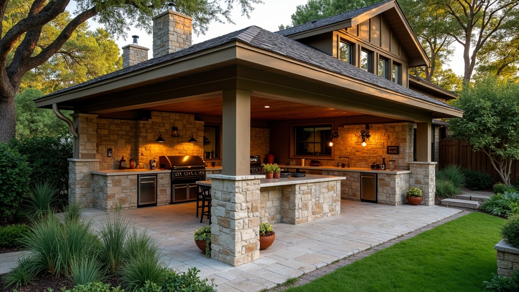 Lubbock, TX outdoor kitchen and dining