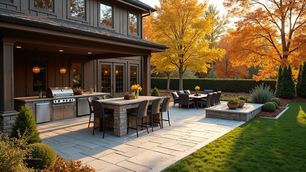 Madison, WI outdoor kitchen and dining