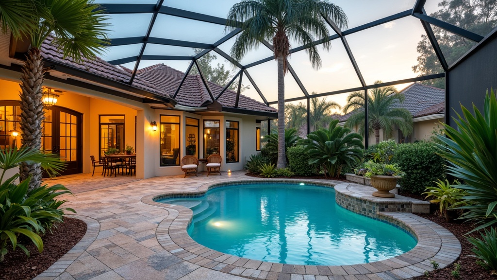 Miami, FL landscape and hardscape outdoor living project