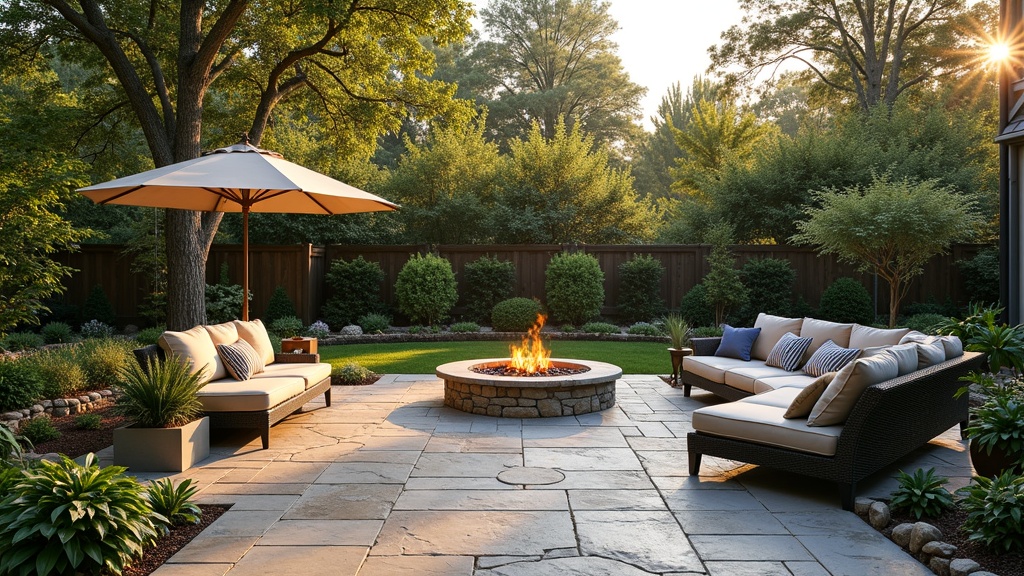 Nashville, TN paver patio and fire pit