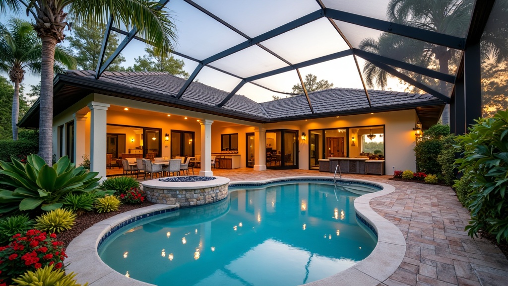 Orlando, FL landscape and hardscape outdoor living project