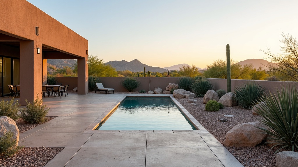 Peoria, AZ landscape and hardscape outdoor living project