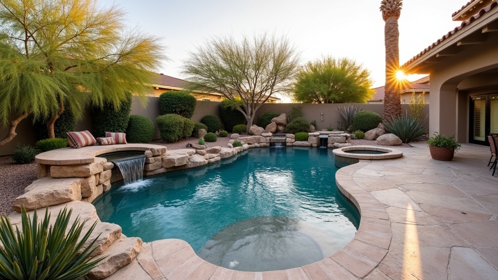 Phoenix, AZ pool and paver deck