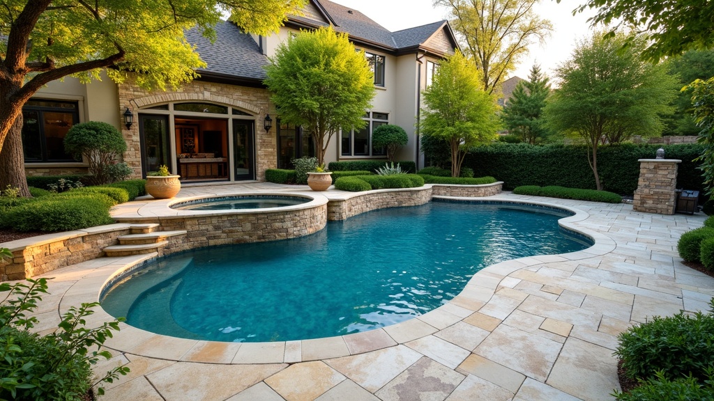 Plano, TX pool and paver deck