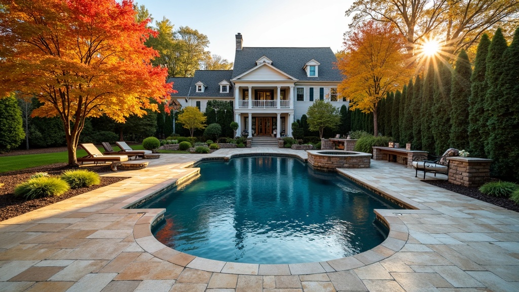 Providence, RI pool and paver deck