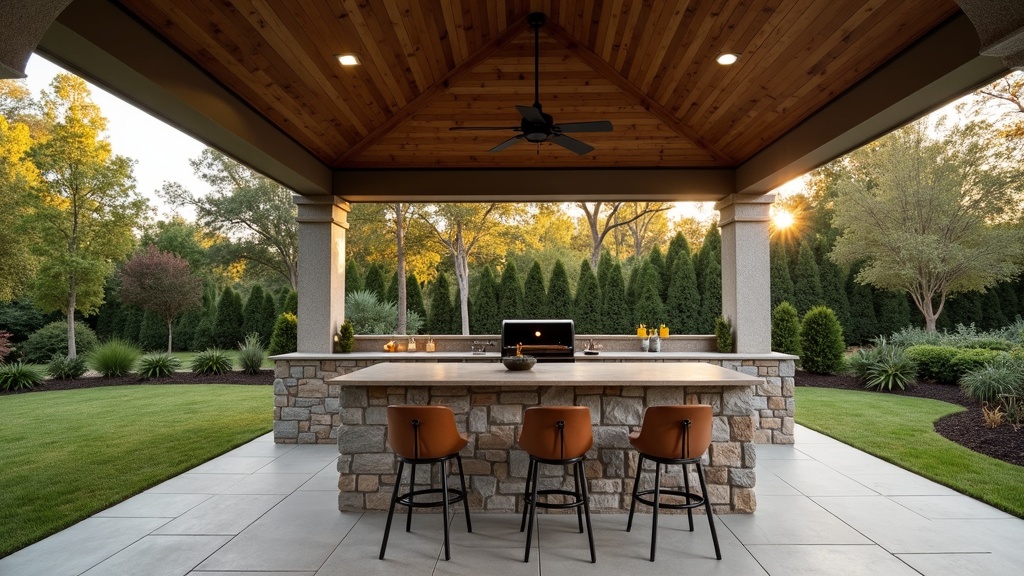 Raleigh, NC outdoor kitchen and dining