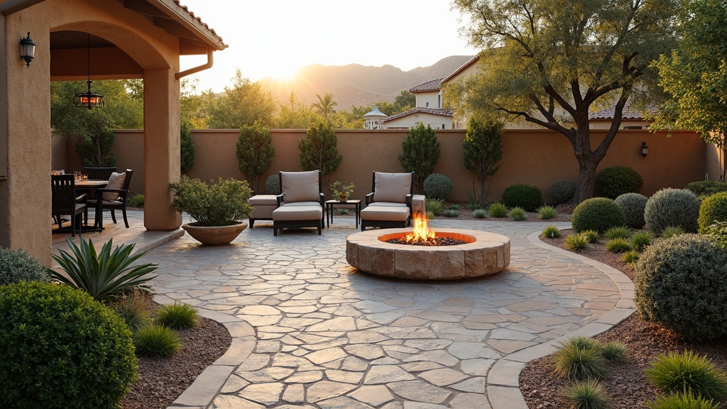 Riverside, CA paver patio and fire pit