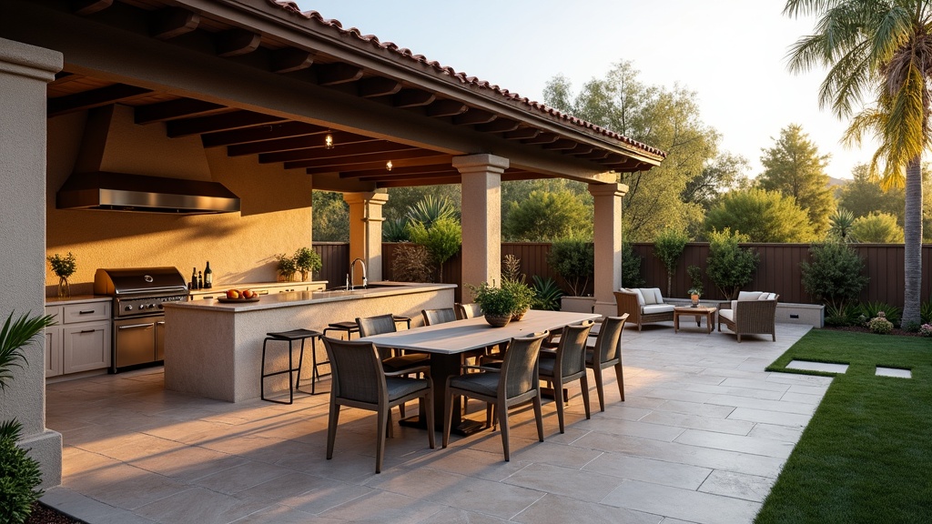 Riverside, CA outdoor kitchen and dining