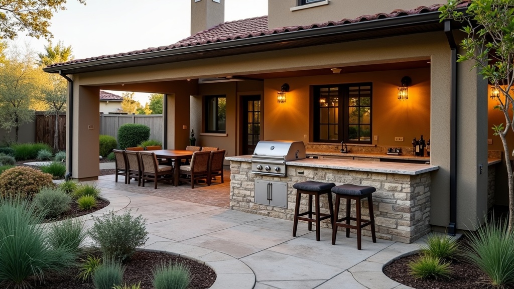 San Jose, CA outdoor kitchen and dining