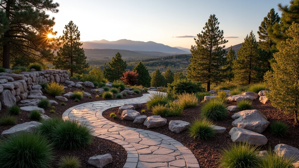 Seattle, WA stone retaining wall and garden