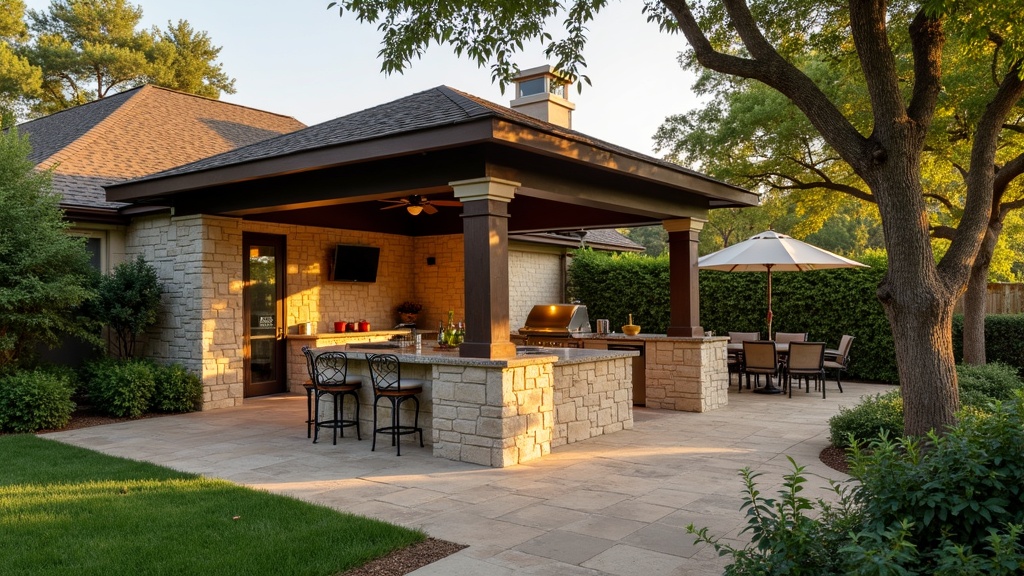 Sugar Land, TX outdoor kitchen and dining